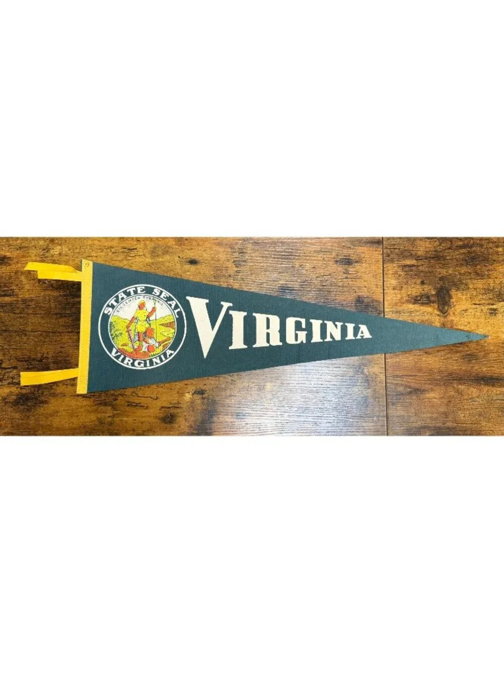 Vintage Virginia State Seal pennant